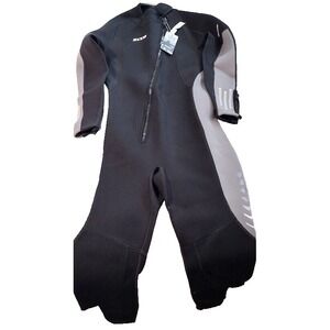 ZCCO Mens Neoprene Full Body Wetsuit Long Sleeve Zipper Size XL